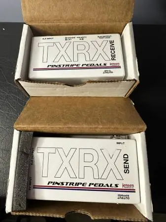 Pinstripe TXRX Send and Receive pedal set
