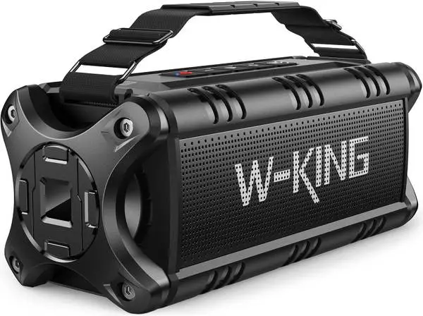 W-KING D8 Portable Bluetooth Wireless Speaker, Loud 90W Peak / 50W RMS