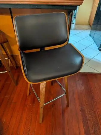 3 Mid Century Bar Stools