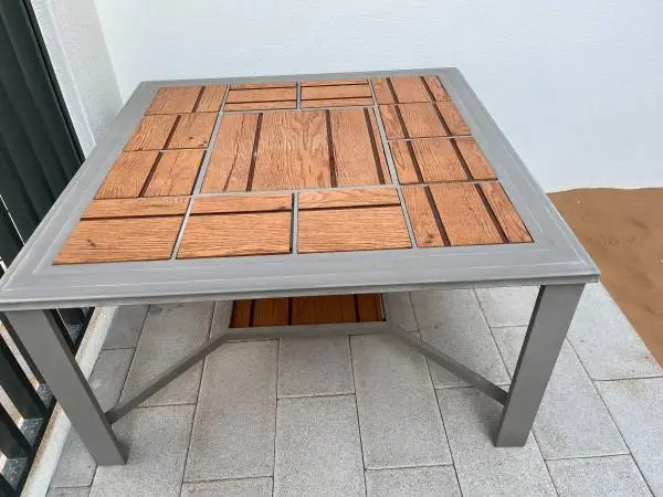 Outdoor Patio Table + 2 Chairs – Sturdy Metal Frame
