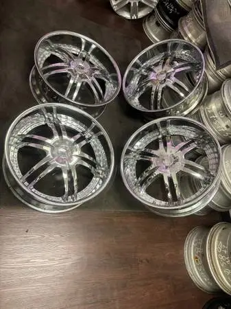 DODGE FORD BMW CHEVY GMC CADILLAC RIMS WHEELS 24 INCH 5 LUGS SET OF 4