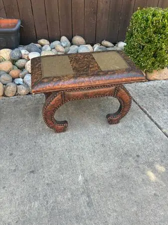 Nice Turkish style footrest, ottoman, stool.