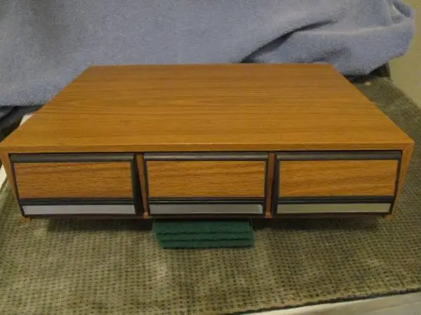 3-Drawer Audio Cassette Case