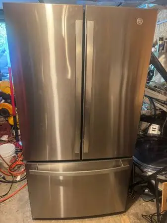 GE REFRIGERATOR 3 door stainless steel