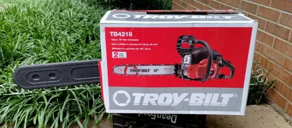 New chainsaw