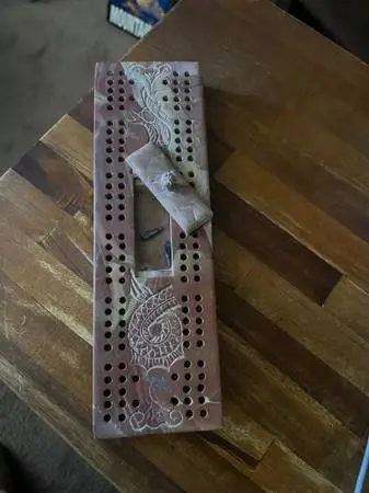 Stone Dragon Cribbage Board