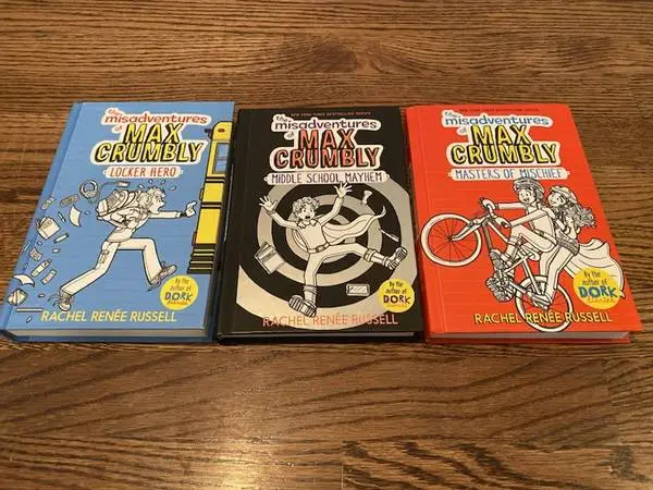 THE MISADVENTURES OF MAX CRUMBLY by Rachel Renée Russell 1-3 Books