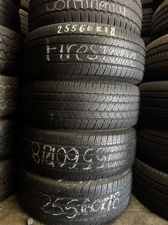 18 Tires Set of Used 255/60R18 Firestone