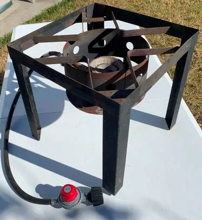 Propane steel camp burner