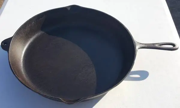 NO 14 Antique super heavy, super large cast iron Skillet Pan made USA