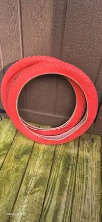 Red BMX/Bike Tires (New)