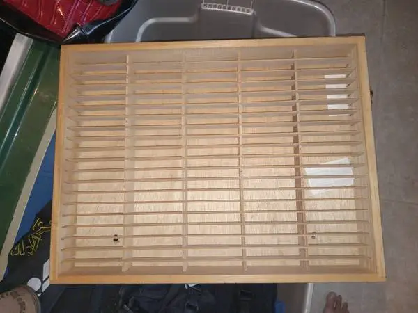 Vintage Napa Valley Cassette Holder wood
