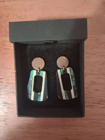 Palmero Wooden Earrings