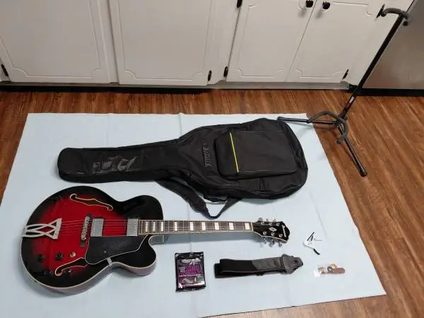 Ibanez Artcore AF75 Hollowbody Electric Guitar Trans Red Sunburst