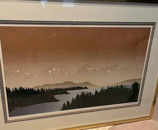 Beautiful Large 39x27 Serigraph by C. MURCADA #257/340 CLEARWATER 1981