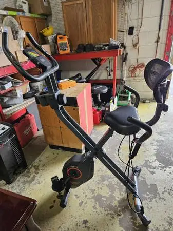 Exercise Bike Smart Folding X-Bike, Portable Compact (Bluetooth)