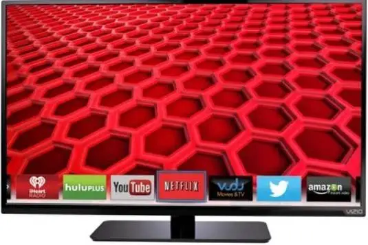 Vizio 39-inch TV that was mounted on a Tesla