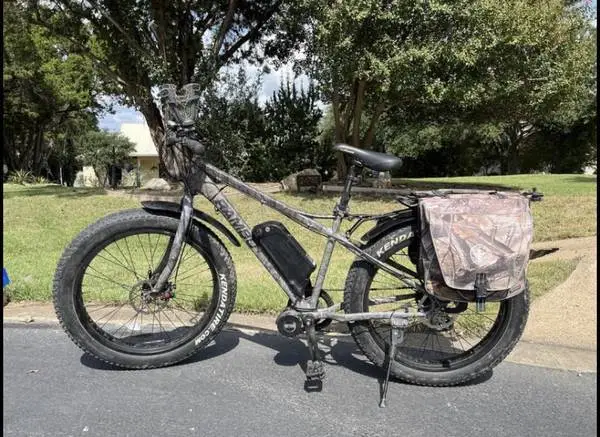 Rambo hunting Electric Camo Bike Was top of the line (Kerrville)