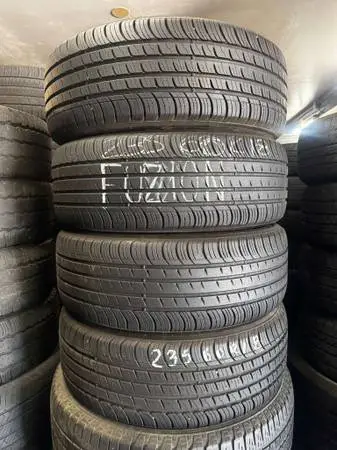 18 Tires Set of Used 235/60R18 Fuzion
