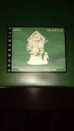 Department 56 Snowbabies Friendship Clubhouse