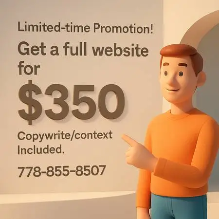 💥Web Design website SEO Vancouver Host Online Marketing Developer designer
