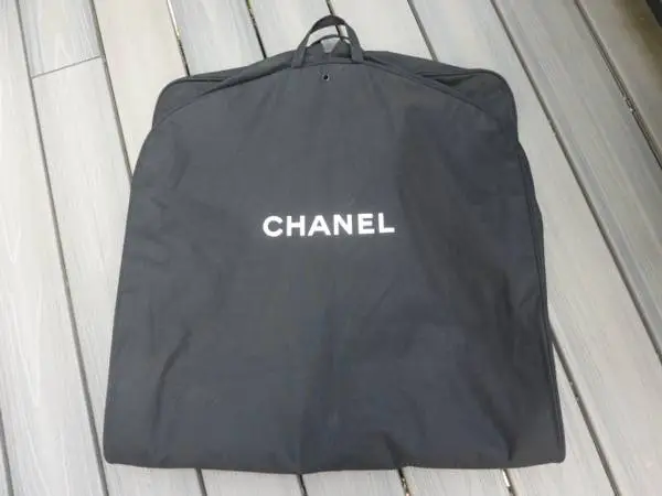 AUTHENTIC CHANEL GARMENT CANVAS STORAGE TRAVEL BAG