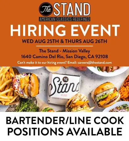 Line Cook, Cocinero, Bartenders