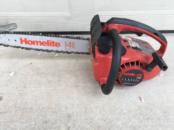 **HOMELITE 180 GAS CHAINSAW**