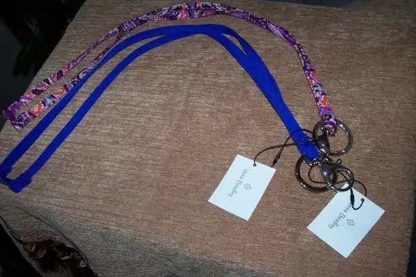 2 Vera Bradley Lanyards with key rings