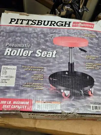 Seat for mechanic with rollers NEW