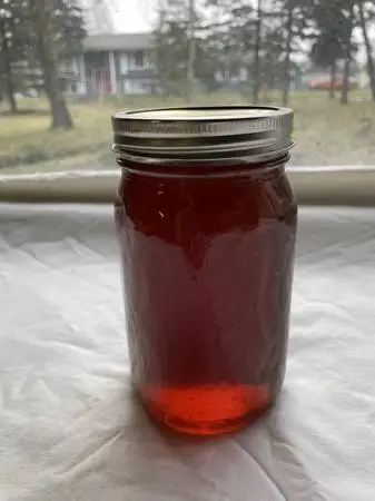 Alaskan honey pure organic raw wild honey full quart, also gallon