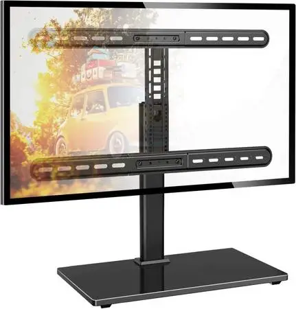 PERLESMITH Universal Swivel TV Stand for 37-70 inch TVs Up to 88 lbs
