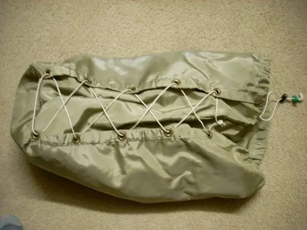 Large canvas duffel bag stuff sack 25 x 20” - NEW pickleball paddle