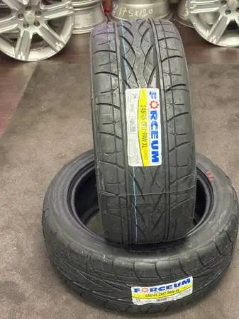 245/45/17 NEW TIRES FORCEUM ONLY TWO TIRES