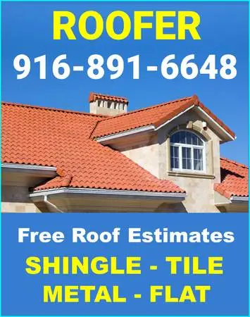 ▂ ▂ ▂ ROOFER - LOW RATES ON ALL ROOFING WORK - 916-891-6648 ▂ ▂ ▂