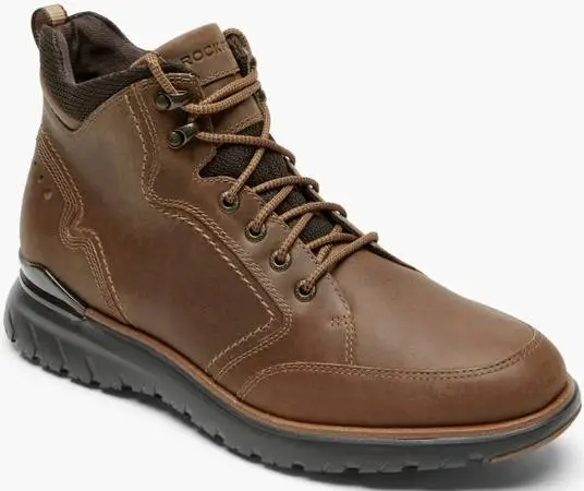 Rockport Mens Total Motion Sport Boot Waterproof, Tan, Size 9.5M/10M