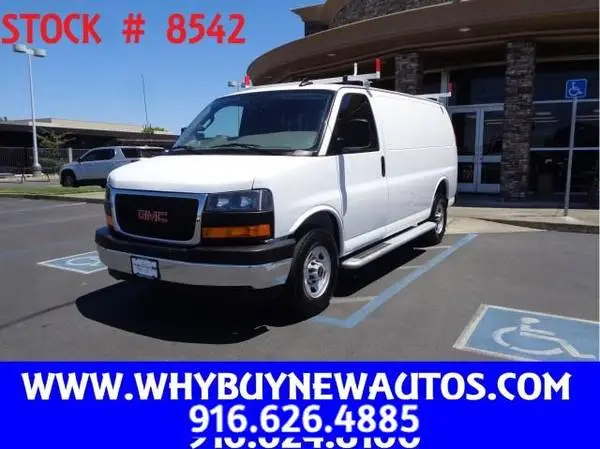2024 GMC Savana 2500 ~ Ladder Rack Shelves ~ Only 8K Miles!