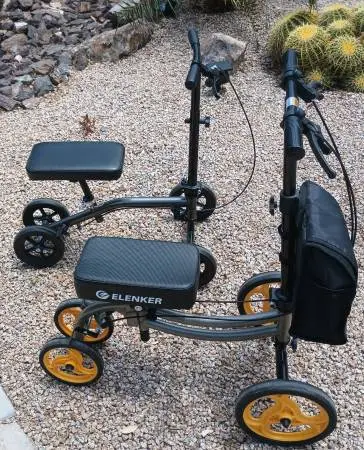 4  Like NEW KneeRover Knee Scooter Walker Rover Kneescooter Kneewalker