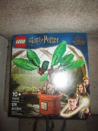 Sealed Box New Lego Harry Potter Mandrake 76433 579 Pieces