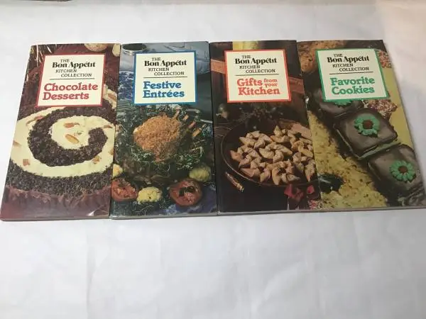 The Bon Appetit Kitchen Collection Lot of 4 Books by Knapp Press 1983