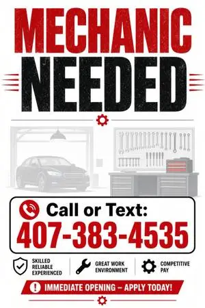 Car mechanic need