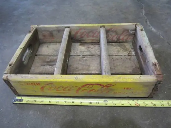 Vintage Coca-Cola Wooden Crate