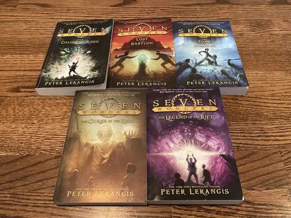 SEVEN WONDERS BOOK SERIES 5 Book SET Peter Langis Books 1-5 Paperback