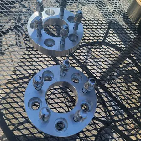 2 Wheel Adapters Changes 5x4.75 To 5x4.5 1.25 - 5x120.7 To 5x114.3 Spacers