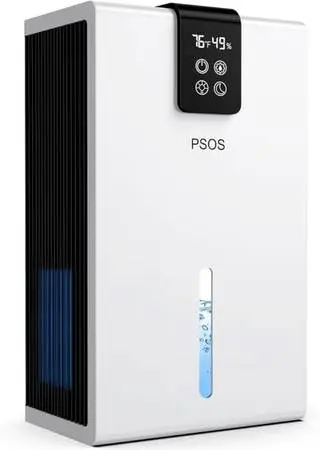 Dehumidifier White, 98 OZ Water Tank, 1000 sq.ft Quiet, Auto Shut Off