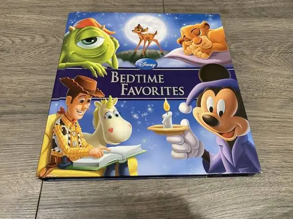DISNEY BEDTIME FAVORITES BOOK of STORIES LARGE Hardcover BOOK