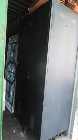 ARMY LOCKERS VERY OLD AND LARGE METAL