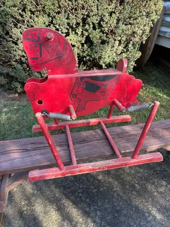 Vintage Children’s Bouncy Rocking Horse