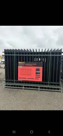 EACH PANEL FOR SALE 10X6 SITE FENCE 10 ft (L) 6 ft (H) Lead free pow