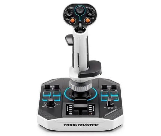 Thrustmaster Sol-R1 Flight Joystick, Hall Effect Technology, 44 Button